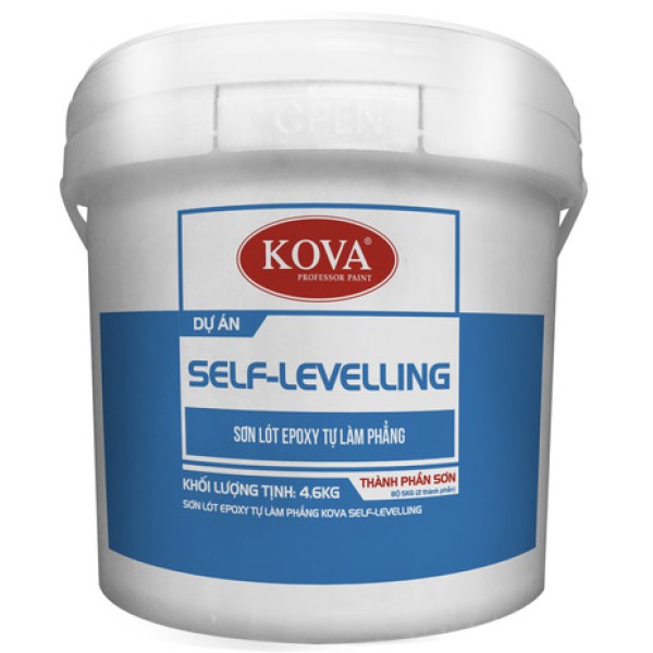 Sơn lót Epoxy tự làm phẳng Kova Self-Leveling màu nhạt